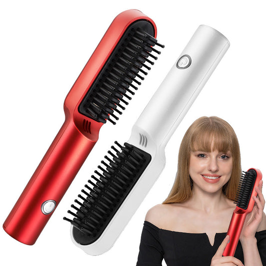 Wireless air drying & Straightening Travel Brush